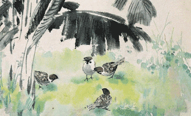 一首春耕诗 ,三种意境图:诗,书,画中春耕忙